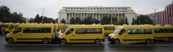 odovzdanie kolskch autobusov Opel Movano