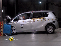 Toyota Verso pri teste Euro NCAP